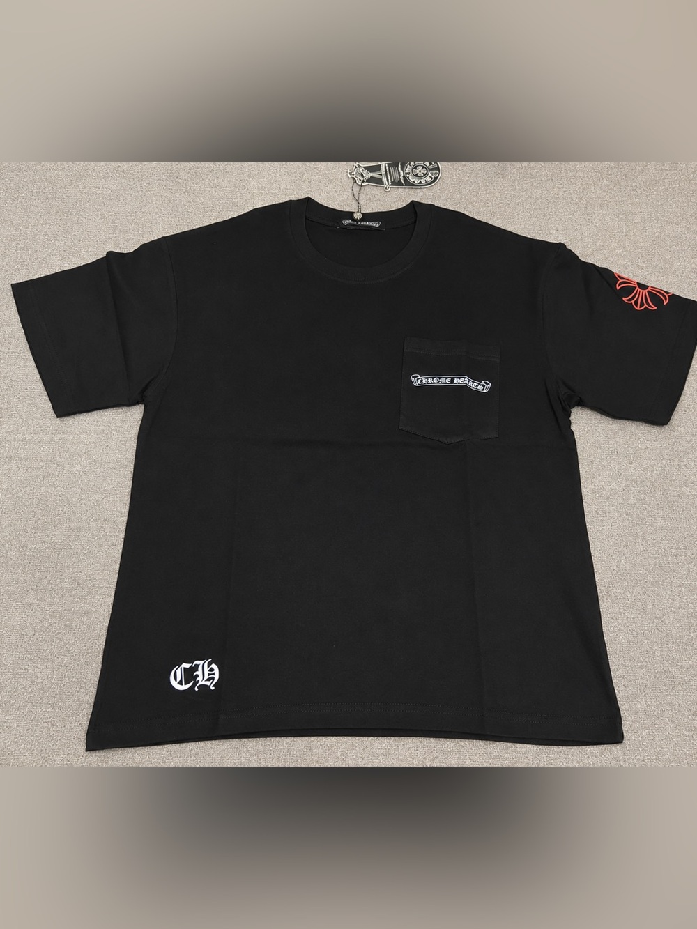 Chrome Hearts USA pocket T-shirt